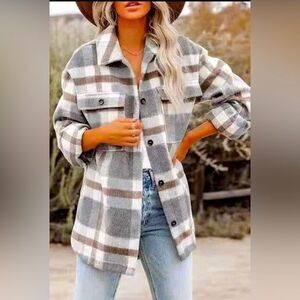 Plaid Flannel Jacket